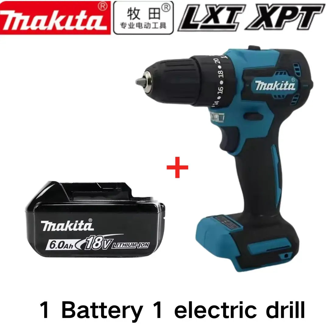 100%Original Makita DDF487 Cordless Driver. Drill Brushless Electric Impact Screwdriver Rechargeable Power Tool 18V With battery