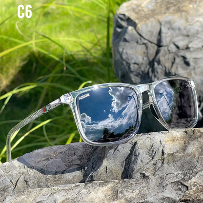 KDEAM 6.18 inch Frame Width Extra Large Size Polarized Sunglasses For Men Women Photochromic Sun Glasses Oversized With Case