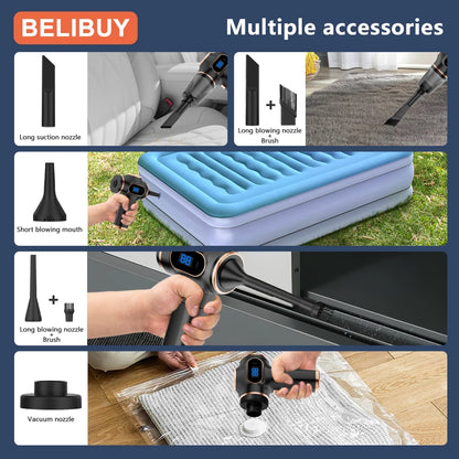 Home Appliance Portable Powerful Handheld Vacuum Cleaner, Long Battery Life Suitable for Cleaning Car and Home Debris