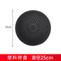 8-12 Inch Heavy Duty Rotating Swivel Steel Ball Bearings Stand for Monitor TV Turntable Lazy Susans Black Round Shape
