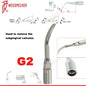 Woodpecker Dental Scaler Tips Ultrasonic Tooth Cleaning Machine Cutter Head Endo Perio Scaling Tips Fit EMS UDS Scaler Handpiece