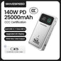 MOVESPEED M25Pro 140W Power Bank 25000mAh PD3.1 Fast Charge Portable External Battery 100W Powerbank for MacBook Notebook Laptop