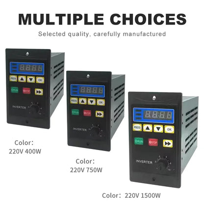 ZGNP 220V Frequency Drive - 0.75KW, 1.5KW, 2.2KW, Single-Phase Input, Three-Phase Output