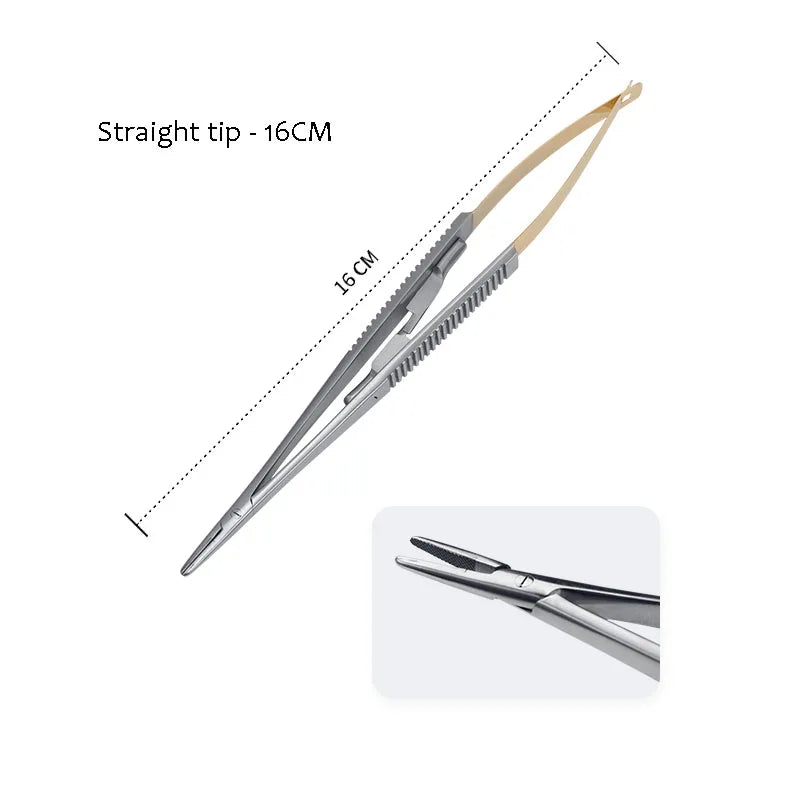 Dental Surgical Orthodontic Implant Castroviejo Needle Holders Tweezers Dental Pliers Dentistry Tool