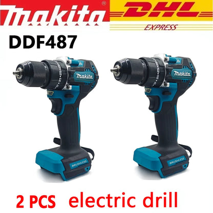 2026 Makita DDF487 10mm brushless 18V lithium-ion charging impact drill,high torque electric screwdriver Makita 18V Battery