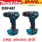 2026 Makita DDF487 10mm brushless 18V lithium-ion charging impact drill,high torque electric screwdriver Makita 18V Battery