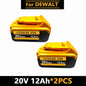 for DeWalt 18v 20V Lithium Ion Batteries 20V 12Ah DCB203 Li ion Battery Replacement DCB206 DCB205 DCB204 DCB200Power Tools