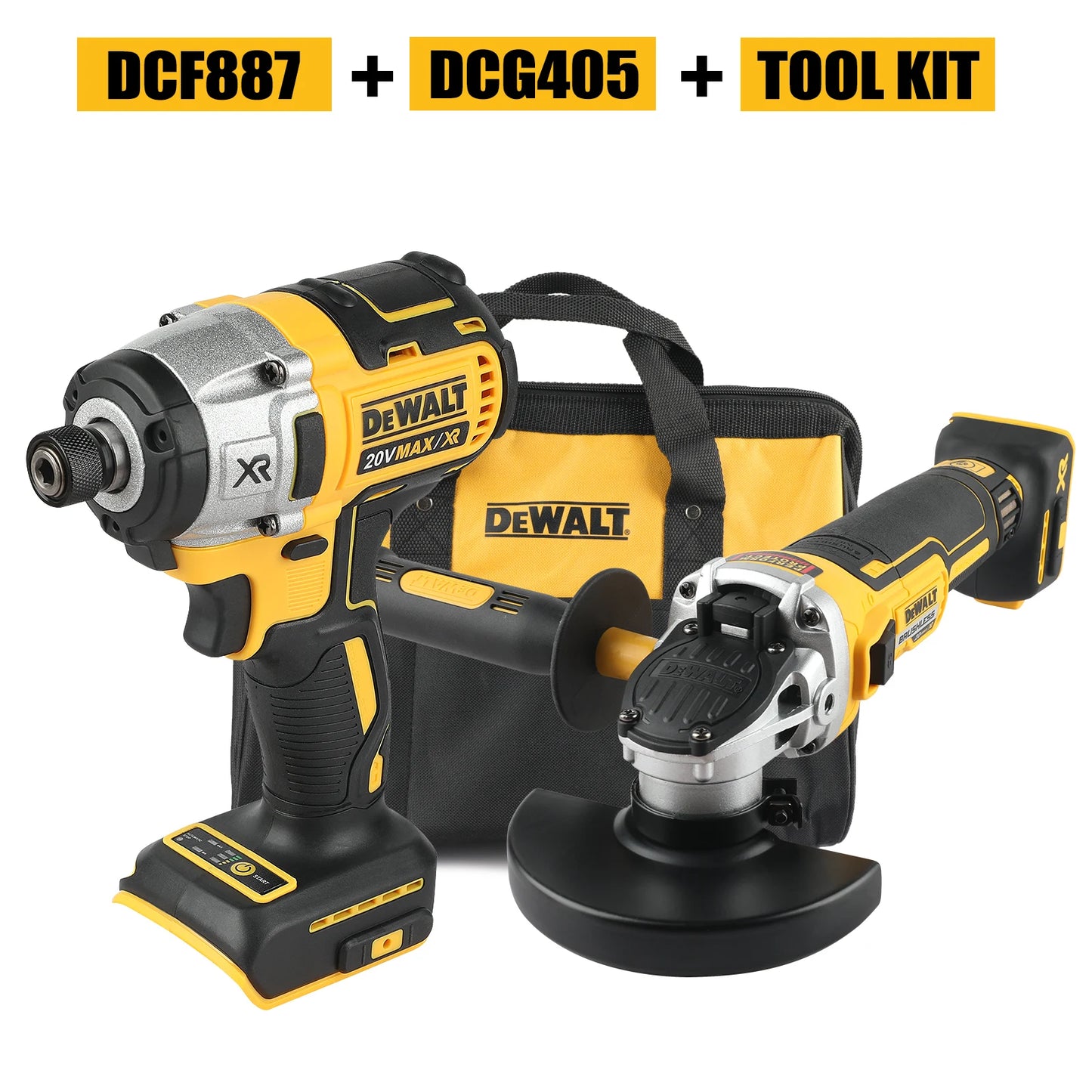 DeWalt Dcf887 or Dcg405NT or DWbag electric wrench angle grinder polishing machine hand drill impact drill