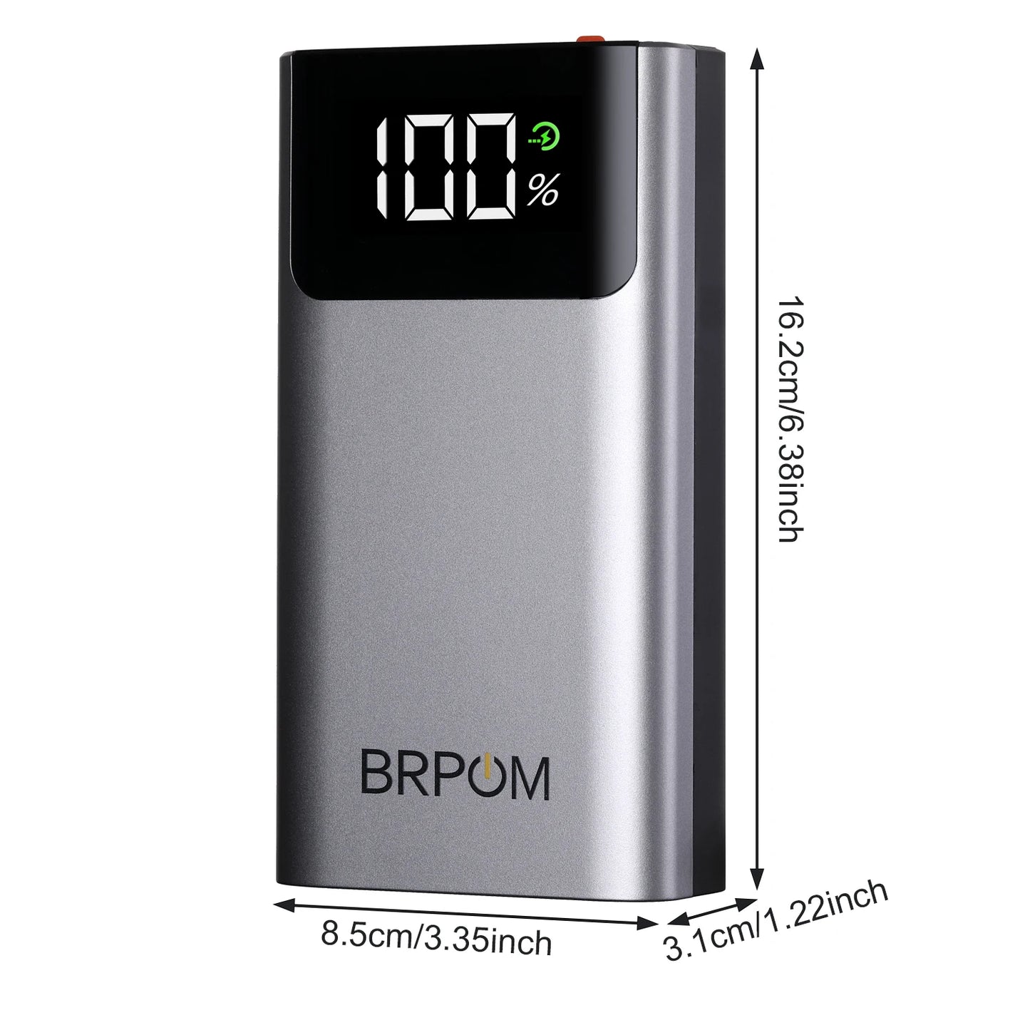 3-in-1 Portable Car Jump Starter 4000A Car Battery Booster Power Bank LED Lighting Small Battery Starter Device for 12V Car