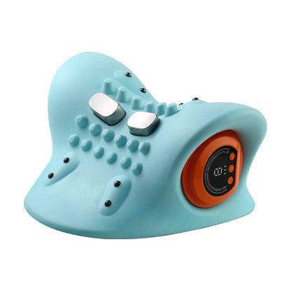 Portable Pulse Neck Massage Pillow 3D Kneading Shiatsu with Heat Neck  Hot Compress for Shoulder/Back Pain Relief Home Car Use