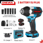 ONEVAN High Torque Cordless Brushless Electric Impact Wrench 1800N.M 1/2" Drill Screwdrivers Power Tools For Makita Battery Pin