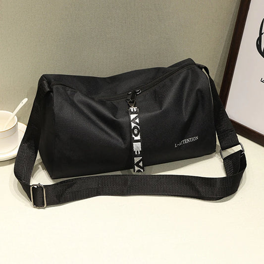 Portable Outdoor Fitness Gym Bags Multifunction Fashion Weekender Bags 600D Nylon Adjustable Strap for Weekend Training