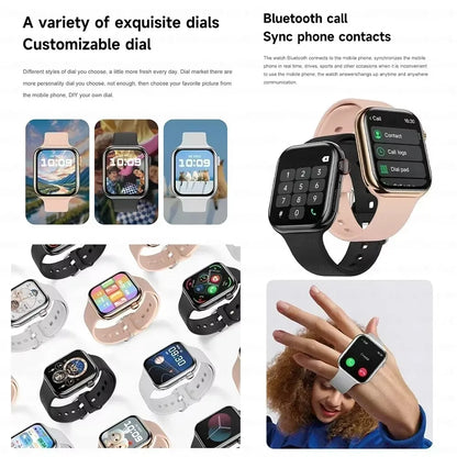 New 2025 Original For Apple Watch 10 Smart Watch Men Body Temperature Bluetooth Call NFC GPS Sports Women SmartWatch for Apple