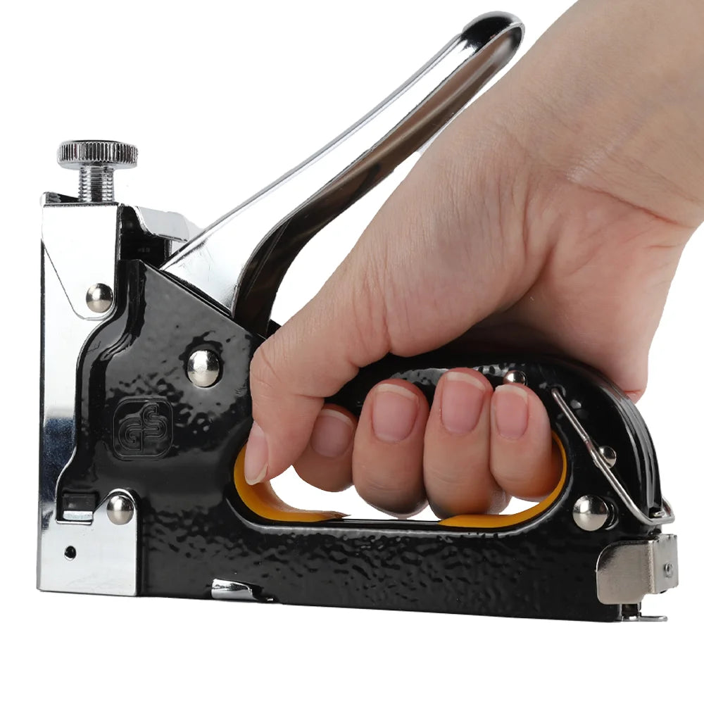 Heavy Duty Tacker Staple Gun Upholstery Stapler Fabric Wood Craft 3000Pc Staples