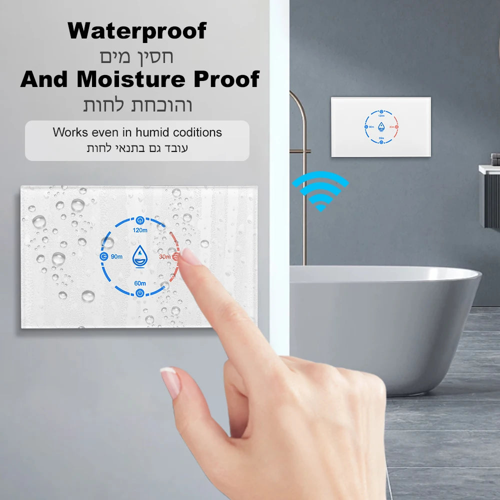 Smart WiFi Boiler Switch with Energy Monitoring 4400W Smart Water Heater Switch 20A US Standard Work for Tuya Alexa Google Home