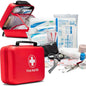 Portable First Aid Kit For Outdoor Adventures, Hiking, Car Traveling, And Camping (First Aid Kit Does Not Include Medication)