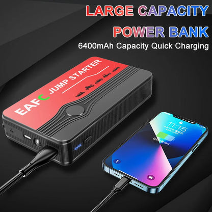 2000A Portable MultiFunction Emergency Booster Car Emergency Mobile Power Battery Charger 12V Car Jump Starter with LED Light