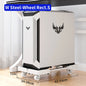 Mobile Extendable Computer Cart Adjustable Stand With Universal Wheels For Office CPU Tower Anti Slip Breathable Design