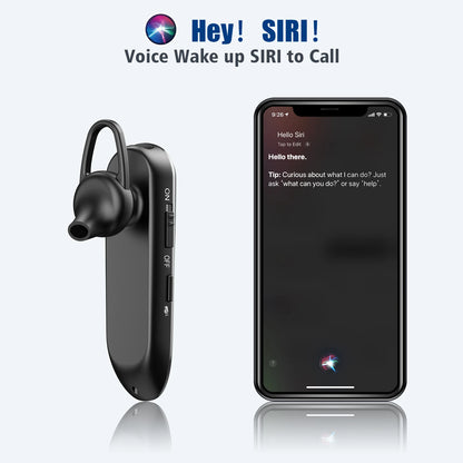 New Bee B45 Wireless Headset Bluetooth 5.0 Earphones Dual Mic Mute Handsfree Earbuds CVC8.0 Noise Reduction for Business Driving