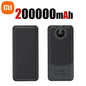 Xiaomi 120W 200000mAh Ultralarge Capacity Power Bank Fast Charging Portable Digital Display Power Bank For iPhone Samsung Huawei