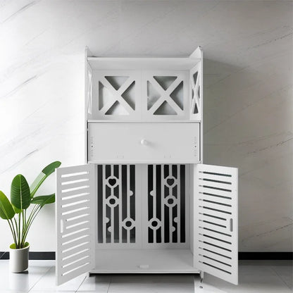 Bathroom Storage Cabinet 3 Tier Cabinet Organizer with Door Bathroom Furniture Free-standing Bathroom Storage Unit