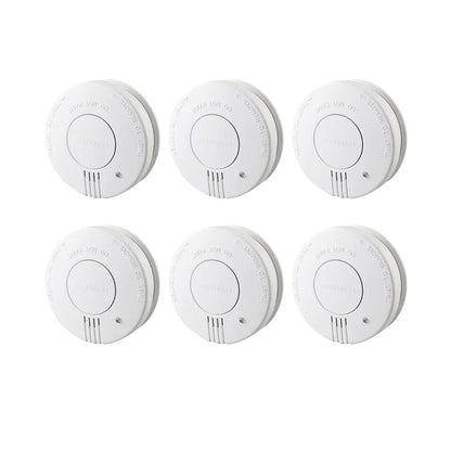 Smoke Detector 9V Replaceable Battery Smoke And Fire Alarm Smoke Sensor Low Battery Beep For Kitchen Bedroom Office CE EN14604