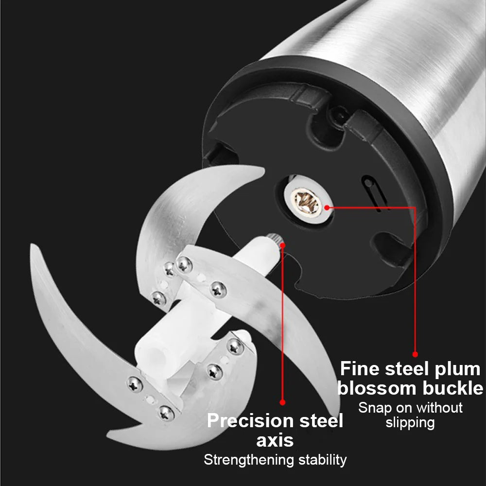 2L Electric Meat Grinder Food Crusher 2 Speeds Stainless Steel Multifunctional Vegetable Slicer Chopper Food Processor UK Plug