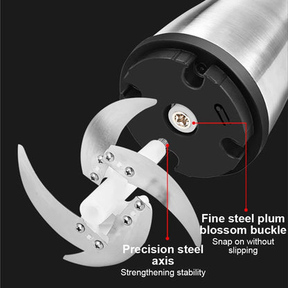 2L Electric Meat Grinder Food Crusher 2 Speeds Stainless Steel Multifunctional Vegetable Slicer Chopper Food Processor UK Plug