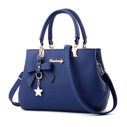 New Elegant Shoulder Bag Fashion Flowers Hand Bags for Women Luxury Designer Female Bags Plum Bowknot Sweet Crossbody Bag