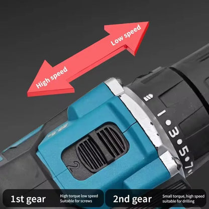 100%Original Makita DDF487 Cordless Driver. Drill Brushless Electric Impact Screwdriver Rechargeable Power Tool 18V With battery
