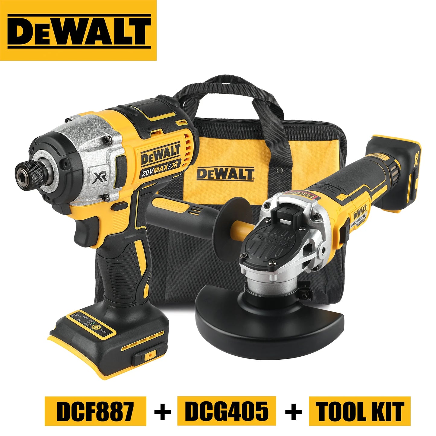 DeWalt Dcf887 or Dcg405NT or DWbag electric wrench angle grinder polishing machine hand drill impact drill