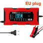 12V 10A Car Battery Charger For Lifepo4 Lead Acid AGM GEL PB Lithium Battery Car Charger Pulse Repair Smart Charger LCD Display
