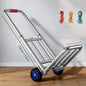 Foldable Stainl Steel Hand-Pulled op Cart for Lage Transport Double Trailer Small Goods Trolley Pu Cart Water