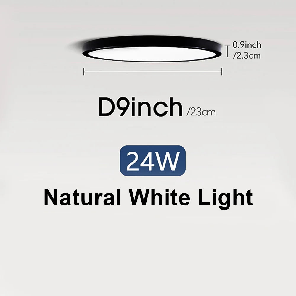 LED Ceiling Lights 220V Ultra-thin Ceiling Lamps Modern Chandelier Panel Lighting Fixture Waterproof Dustproof Three Proof Light