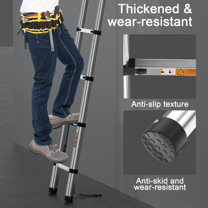 Telescopic Ladder Stainless Steel,load 150kg, Convenient Extendable ,For Pulling Walls, Changing Light Bulbs,Repairing Roofs,RV