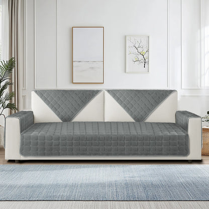 Soft Flannel Sofa Covers Washable Sofa Cushion Covers Non-Slip Couch Slipcovers for Sectional Sofa L Shape Furniture Protector