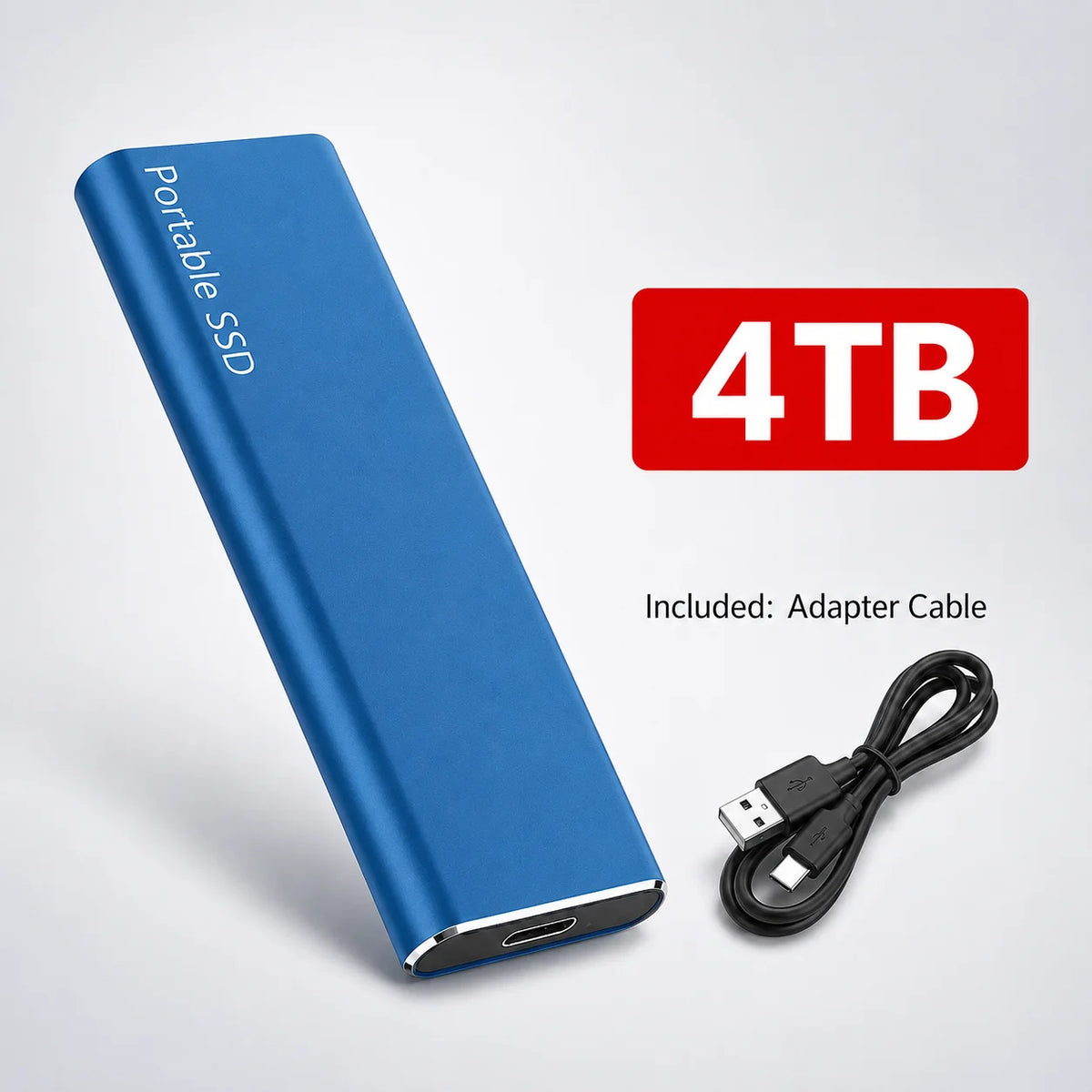 1TB Mini Reliable External SSD Hard Drive USB 3.1 Compact Storage for PC Laptop Mac Daily Portable Data Backup Use