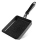 Japanese Omelette Pan / Tamagoyaki Pan, Non-stick Rectangle Egg Frying Pan - Optional Lid & Spatula - Aluminum Alloy
