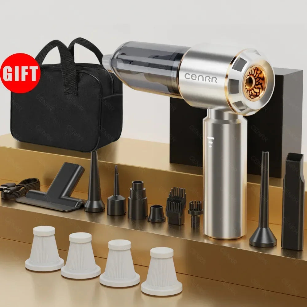 CENRR 998000PA Car Vacuum Cleaner Strong Suction Cordless Wireless Cleaner Handheld Portable Vacuum Cleaner Cleaning Machine