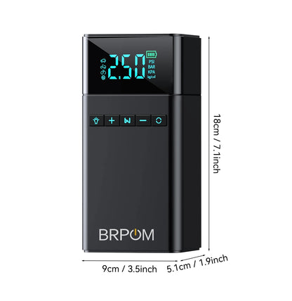 BRPOM 2IN1 Portable Car Starter with Air Compressor 150 PSI 8500A Starter 12V Car Battery Starter Box Car Battery Jumper Starter