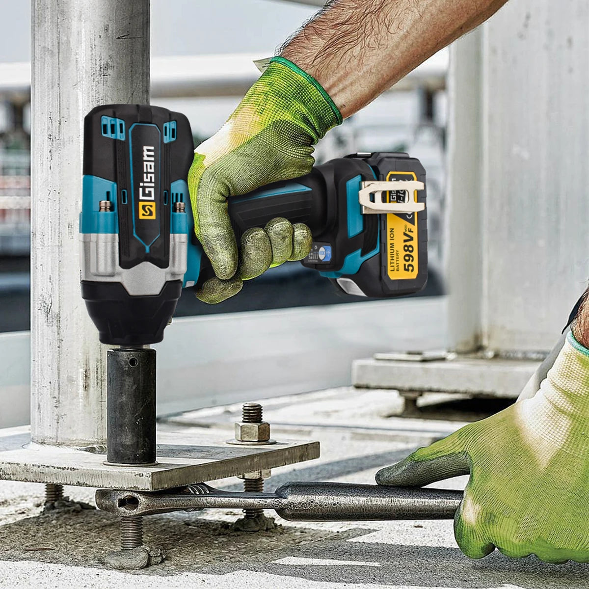 1800N.M Torque Brushless Electric Impact Wrench 1/2 inch Lithium-Ion Battery Cordless Wrench Tools For Makita 18V Battery Pin