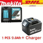 Original Makita Battery DDF487 Cordless Driver Drill Brushless Electric Impact Screwdriver Rechargeable  battery Power Tool