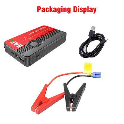 EAFC Car Jump Starter Power Bank Car Battery Starter 600A12V Auto Starting Device with LED Light For Auto Battery Booster Buster