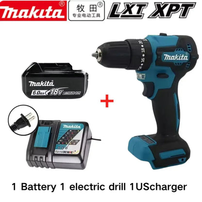 100%Original Makita DDF487 Cordless Driver. Drill Brushless Electric Impact Screwdriver Rechargeable Power Tool 18V With battery