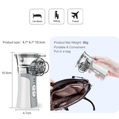 Kids Adult Inhaler Nebulizer Aerosol Machine Nebulizador Asthma Inhalation Medical Equipment Mini Handheld Mesh Nebulizator