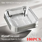 50/100PCS Air Fryer Liners Aluminum Foil Bowls Disposable Food Grade Air Fryer Paper for for Baking Frying Grilling Roasting