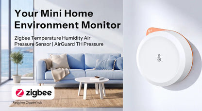 Sonoff Air Pressure Sensor Zigbee Temperature Humidity Barometric Smart Home Indoor Weather Monitor APP Alert Office SNZB-02M