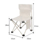 Outdoor Portable Folding Chair With Storage Bag Foldable Car Outdoor Chair Lightweight Bearing Strong Ride Comfort Camping Gear