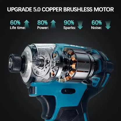 Makita DTD173 1800RPM Cordless Impact Driver 180N.m Brushless Motor Electric Drill Wood/Bolt/T-Mode For Makita Battery