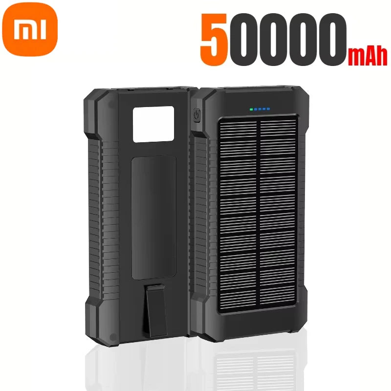 Xiaomi 500000mAh Solar Power Bank Large Capacity Super Fast Charging Outdoor Portable External Battery for iPhone Huawei Samsung